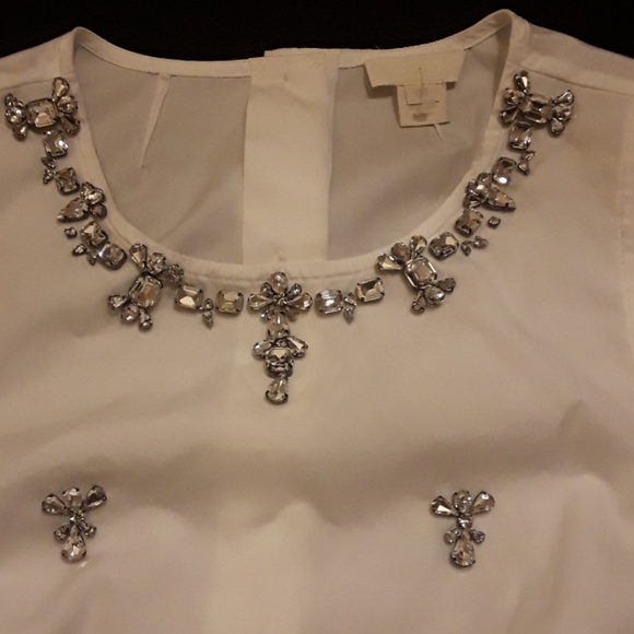 White cotton blouse - Picture 3 of 5